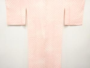 七宝模様　単衣長襦袢